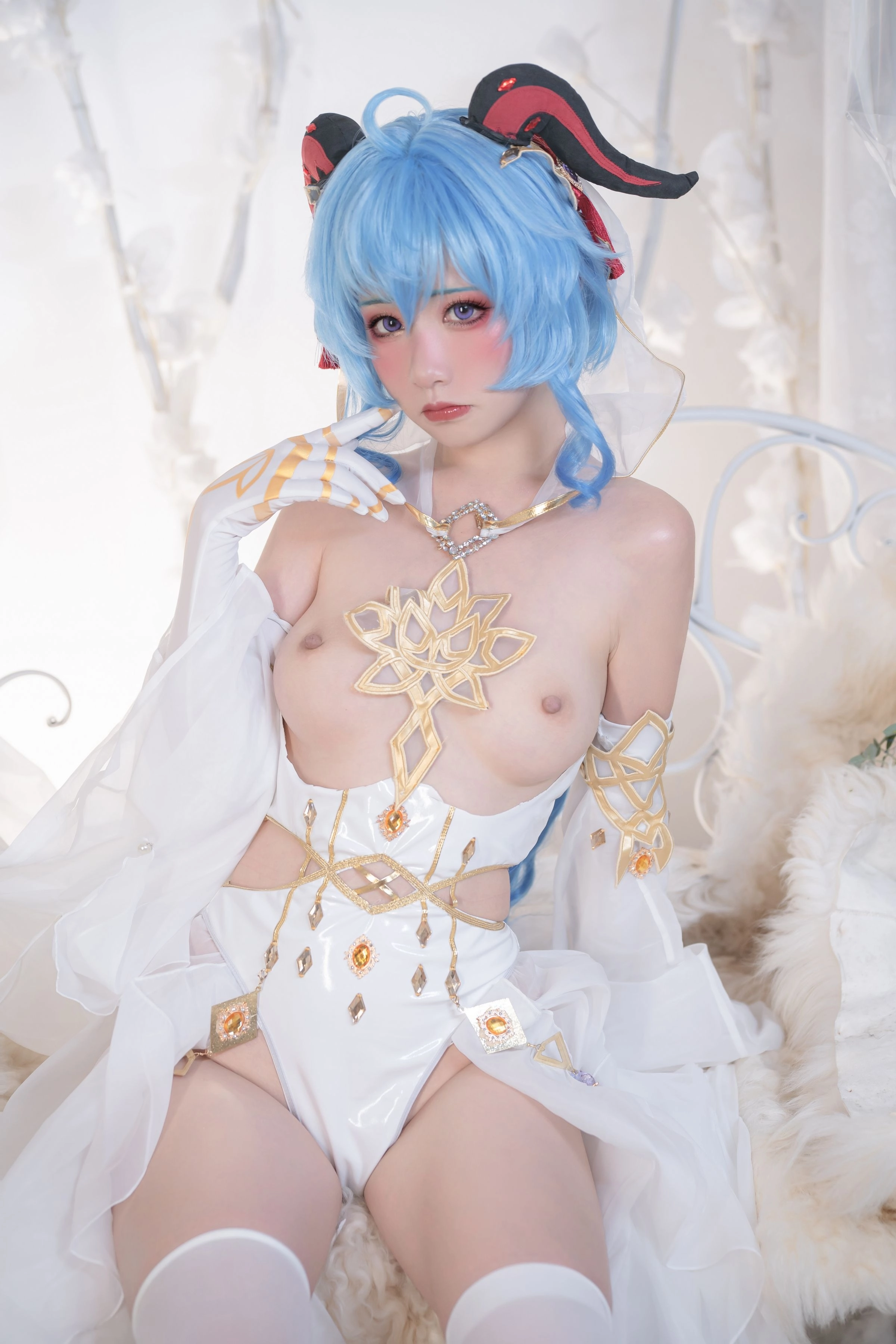 爆机少女喵小吉 - 双子：最强冰雪组合 优菈&甘雨