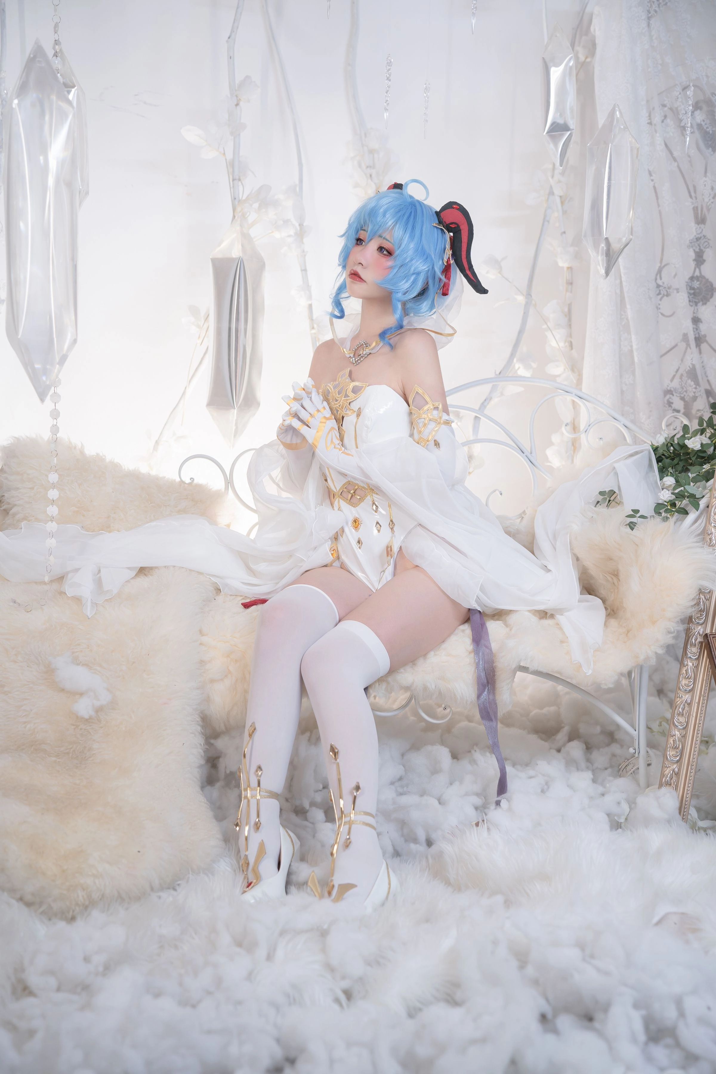 爆机少女喵小吉 - 双子：最强冰雪组合 优菈&甘雨