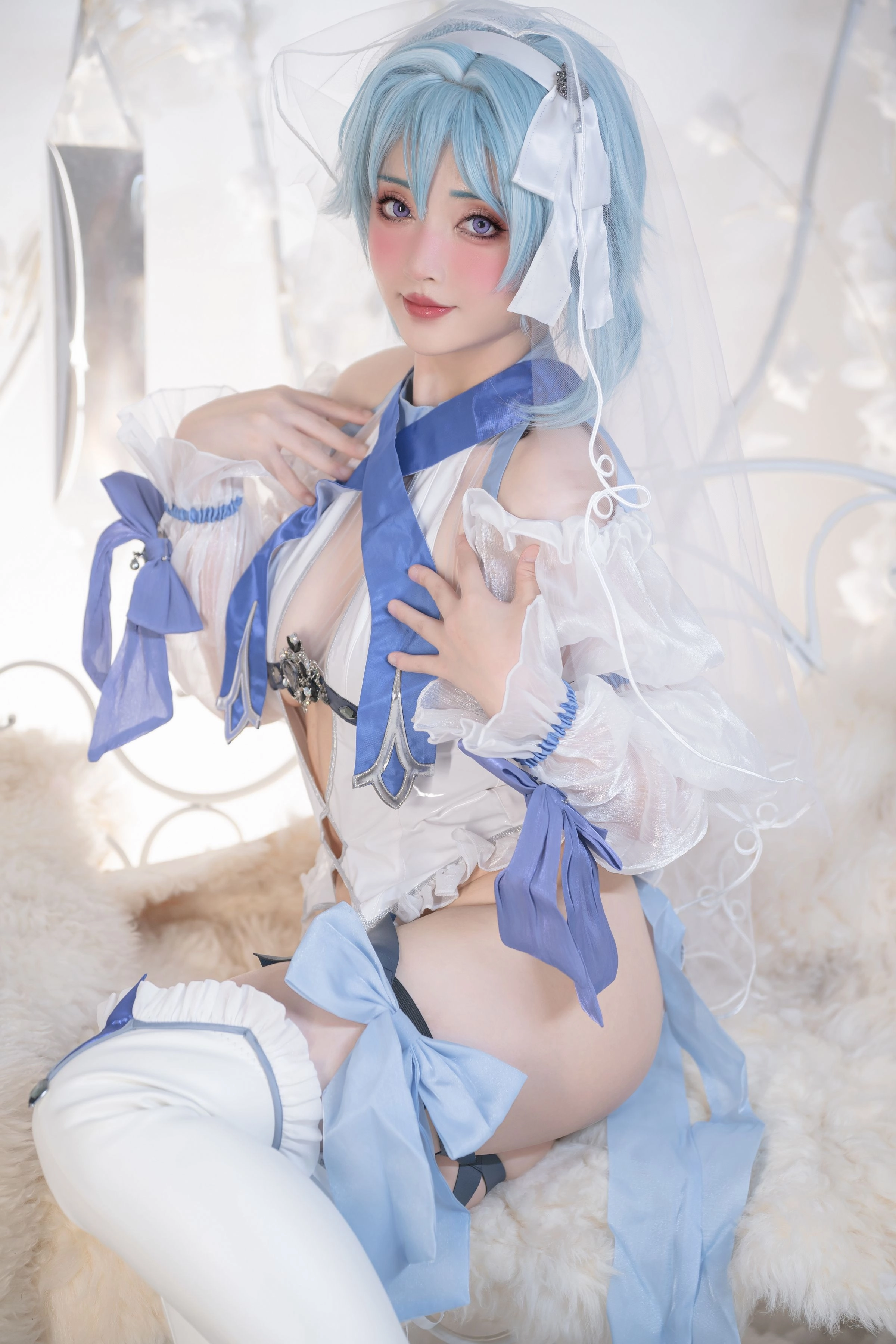 爆机少女喵小吉 - 双子：最强冰雪组合 优菈&甘雨