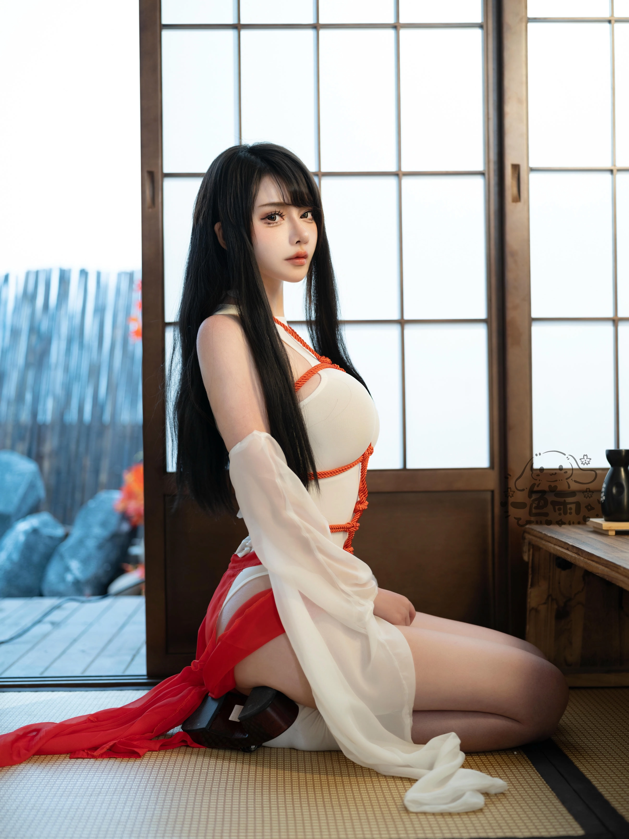 一色雨 - 捆绑巫女